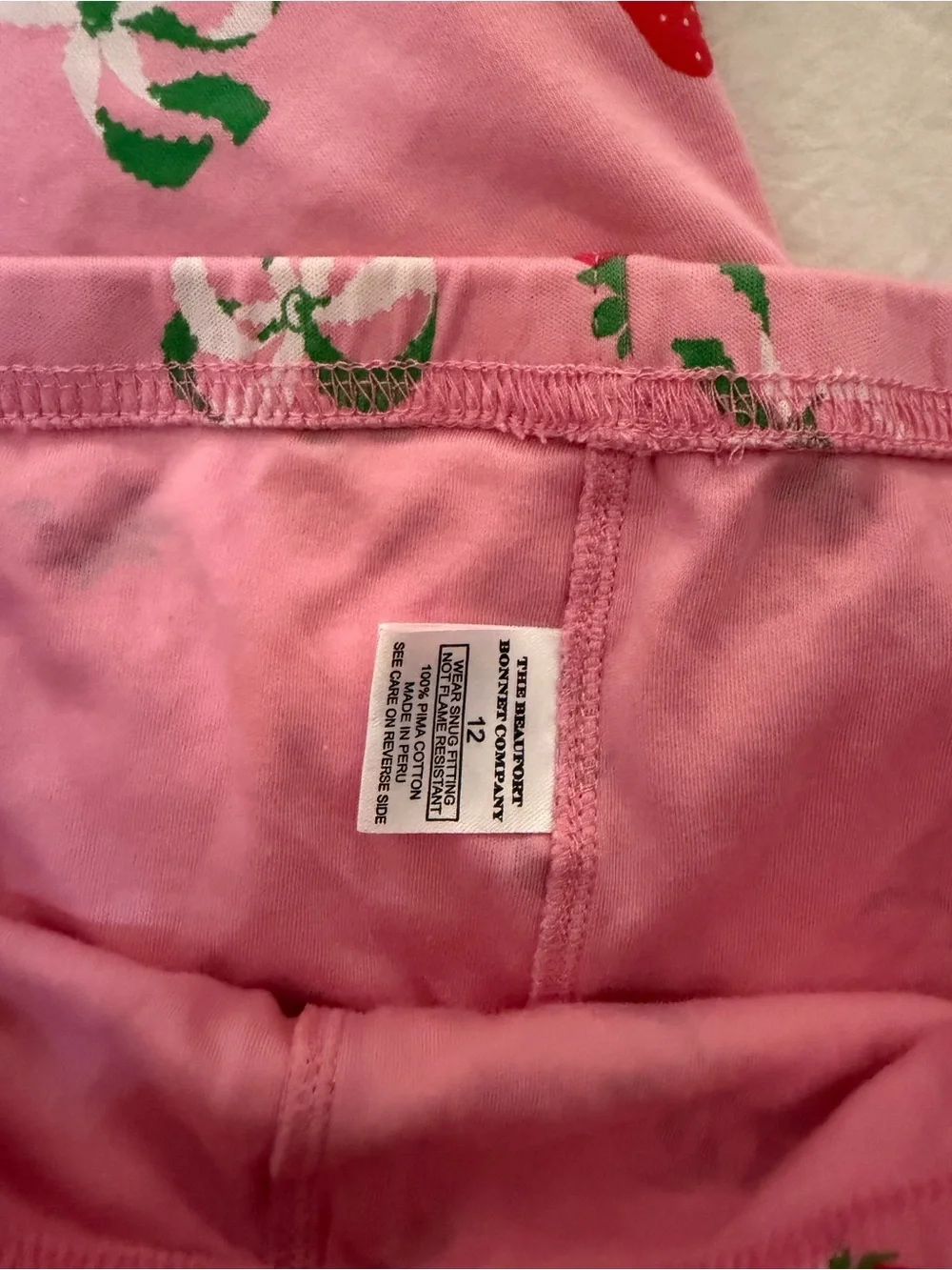 The Beaufort Bonnet Company BOW AND BERRY (PINK) SARA JANE'S PJ SHORT SET